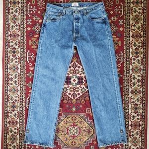 ❤ VINTAGE | Levi's 501s Button Fly Southwest Ankle Split Detail